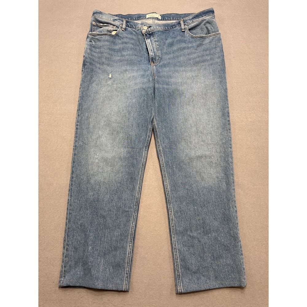 Abercrombie & Fitch Jeans Women's 34/18 Light Wash 90s Straight Ultra High‎ Rise